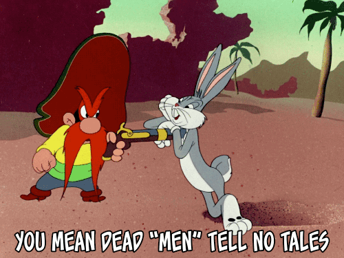 gameraboy:  Dead Men Tell No Tales Buccaneer Bunny (1948) 
