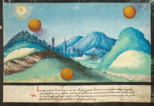   “The Augsburg Wunderzeichenbuch.”Â Artist unknown. 1550.  