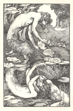 songesoleil:  “The Reflected Faun” The Yellow Book.1894.