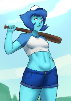 naavscolors:  Cutie edgelord playing some baseball. Good night