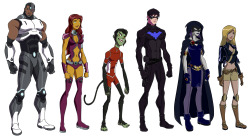 ann-joanne:Teen Titans YJ and Teen Titans.