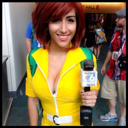 Look for me on Whale&rsquo;s Vagina News Channel 6! #sdcc #apriloneil  (at 2014 San Diego Comic Con International Japanese Animation)
