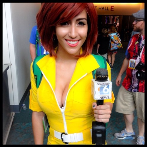 Look for me on Whale’s Vagina News Channel 6! #sdcc #apriloneil  (at 2014 San Diego Comic Con International Japanese Animation)