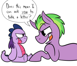 twily-daily:  Spike is obviously very upset about this situation