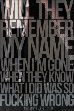 servant-of-the-earth:  The Amity Affliction - Chasing Ghosts