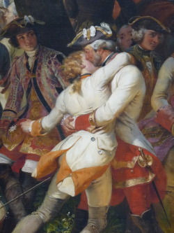 La Bataille de Fontenoy,11 mai 1745 ; Horace Vernet (détail)