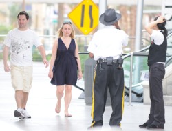 OK now we know why he is a mall cop. He is not very observant