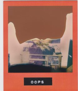 first attempt on double exposure on my polaroid camera.. didn`t