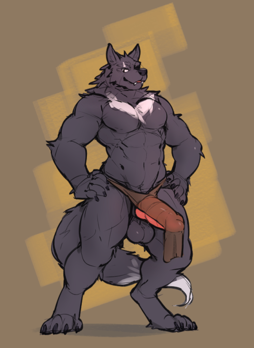 mysterytrout:Sketch commission for Silver-fang