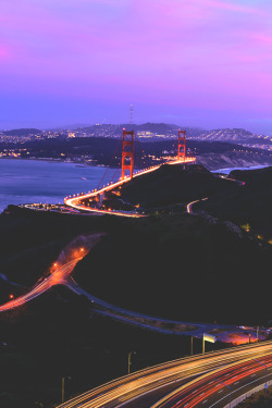 modernambition:Golden Gate Bridge Blue Hour | MDRNA | Instagram