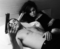 suicideblonde:  Angelina Jolie and Brad Pitt photographed by