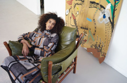 lxst-nxght:Imaan Hammam photographed by Max Farago and styled