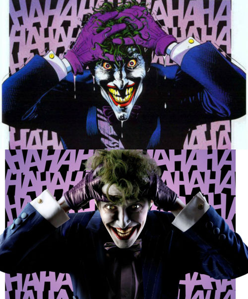 the-dark-knightwing:  SPOTLIGHT ON: Mr. Anthony Misiano’s Joker cosplays. Harley’s Joker and Joker’s Harley, they call themselves, and their eye for imitation is uncanny. Lovely job 