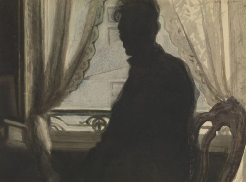 simena:  Silhouet of the painter - Léon Spilliaert  