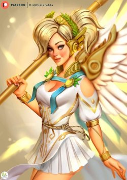 didiesmeralda: Mercy Summer Games Skin 2017 by Didi-Esmeralda 