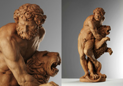 hadrian6:   Hercules and the Nemean Lion.  Marco Antonio Prestinari.