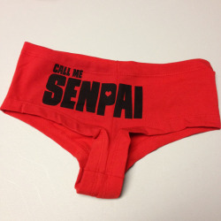 superorange:  Call me senpai pantiesI’m your kouhai panties