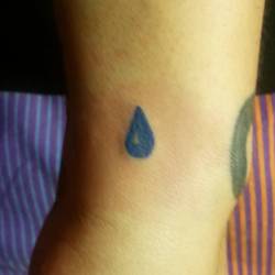 Nice lil water drop. Thanks TJ! 😊 (at Raven’s Eye Ink)