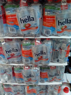 michinyeo:  In Germany our flavored water is hella flavored.