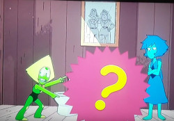 iamlapis: lapis and peridot are literally on a date in that second