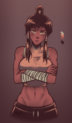 k-y-h-u:  post-spar korra request for palette #13~  <3 w <3