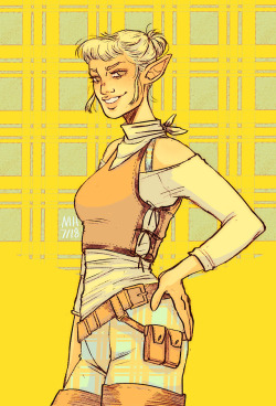 ummmmandy:  i miss drawing dragon age girls so heres Sera cause