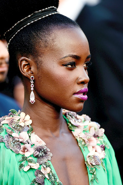 celebritiesofcolor:  Lupita Nyong'o attends the opening ceremony