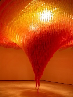 3gindians-blog:  Whirlwind Ceiling Installation of Tiny Bodies