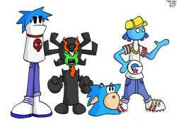 captaintaco2345: I drew some Homestar Runner Halloween costumes