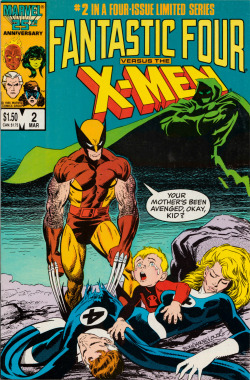 Fantastic Four vs. the X-Men No. 2 (Marvel, 1987). Cover art