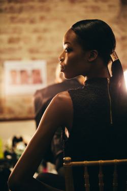 davidurbanke:  Maria Borges backstage at Jason Wu S/S 14 by David Urbanke.  