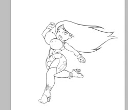 More WIP shit.  My futa hero OC MOAB. Gonna try to make her