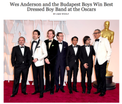 ladurees:“Wes Anderson’s quirky cool yellow shirt makes him