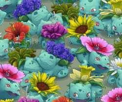 butt-berry:  All these Bulbasaur, plus more that couldn’t be