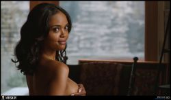 chocolatynipples:  Sharon Leal Sexy Ass in Addicted. Didn’t