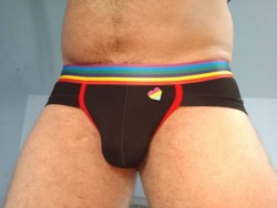 And showing off a little #pride in my new @debriefedunderwear