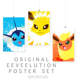geek-studio:  Get your fill of all Eeveelutions with this awesome