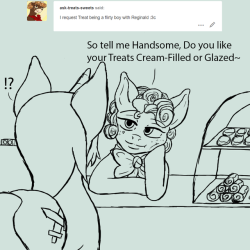 ask-a-colt-and-his-fox: askstevethepony:  first sketch request