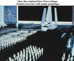 as-warm-as-choco:  Before the computing era, ILM was the master