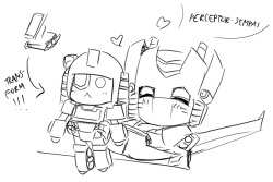 mz-15:  Brainstorm and his Perceptor miniature. (Remember the