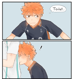 mia-nee-chan:  I made a dumb kagehina comic.   _(:3 」∠)_