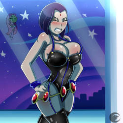 fandoms-females:  Comic Book Vixens #1 - Star Spying ( raven_s_corset_by_dalley_le_alpha