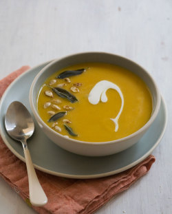 pbs-food:  Curry Sage Butternut Squash Soup Recipe | Fresh Tastes