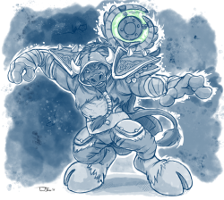 pawsforemphasis: Tauren Mistweaver Monk for a friend!