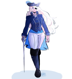 jen-iii:  Pirate Sapphire from the stream! 