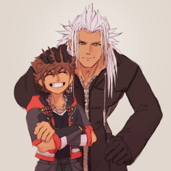 chachacharlieco:  Xemnas and SoraFor @gaiaxbane ! Hope you like!