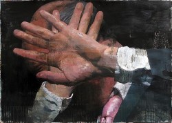   François Bard, No, 2014. Óleo sobre lienzo, 100 x 77 cm 
