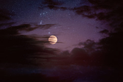 te5seract:   Moon Cloud & Stars &  Blood Moon & Eclipse