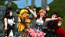 yanginthere:  kelbremdusk:   RWBY Screenshot redraws Part 2 Part