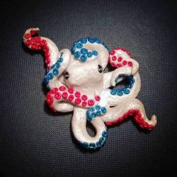 “Patriotic Octopus” for Independence Day #patriotic